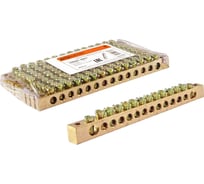 Нулевая N шина TDM ELECTRIC 6х9мм 14/2 (14групп/крепеж по краям) SQ0801-0003