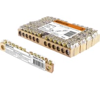 Нулевая N шина TDM ELECTRIC 6х9мм 12/2 (12 групп/крепеж по краям) индивидуальный стикер SQ0801-0160
