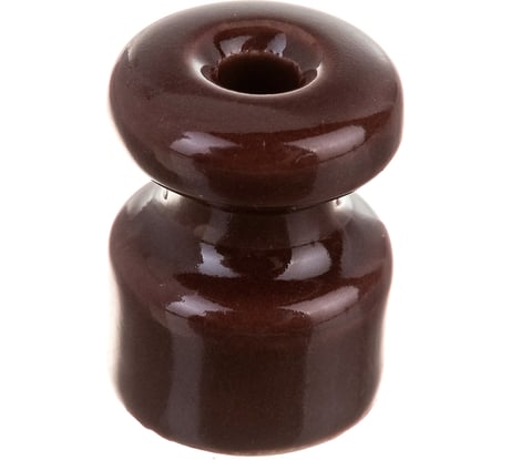 Керамический ретро изолятор Retrika коричневый, 20 шт RI-02202-20