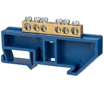 N нулевая шина TDM ELECTRIC с изолятором на DIN-рейку 6x9мм стойка бол. 6 групп SQ0801-0026