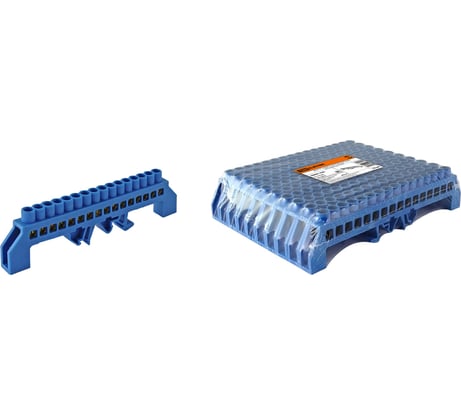 N нулевая шина TDM ELECTRIC в изоляторе на DIN-рейку 8x12мм 16 групп SQ0801-0081