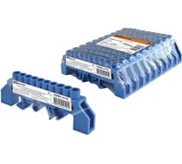 Шина TDM ELECTRIC N нулевая в изоляторе на DIN-рейку 8x12мм 10 групп инд. стикер SQ0801-0178