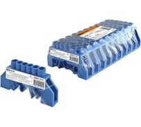 Шина TDM ELECTRIC N нулевая в изоляторе на DIN-рейку 8x12мм 6 групп инд. стикер SQ0801-0176