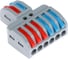 Проходная электрическая клемма LUAZON Lighting, 32А, 0,08-4 мм2, фаза/ноль, 2/6, наб. 3 ш. 6916225 1