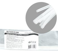 Термоусадочная клеевая трубка STEKKER 3,2/1,0 100 см., усадка 3:1, прозрачный (10шт в упак), 39758