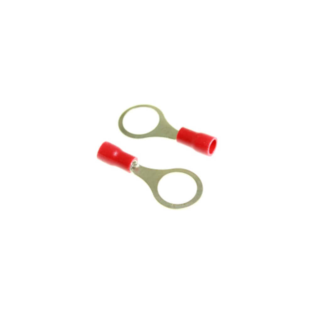 Изолированная кольцевая клемма Nord-Yada 6.5мм 0.5-1.5кв.мм (красная ...