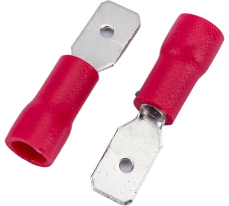 Изолированная клемма "папа" Nord-Yada 4.8мм 0.5-1.5кв.мм (красная) 905344
