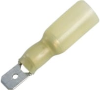 Изолированная термоусаживаемая клемма "папа" Nord-Yada 6.3мм 4-6кв.мм (желтая) 906335