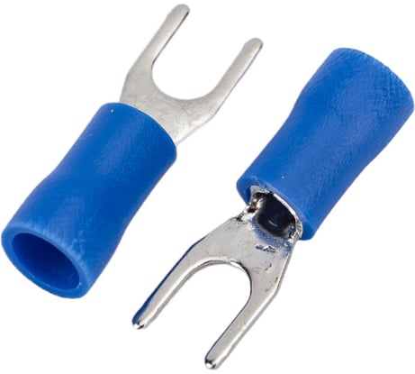 Наконечники для проводов обжимные вилочные НВИ 2-4 вилка 1,5-2,5мм (упаковка/20 штук) TDM ELECTRIC SQ0568-0011