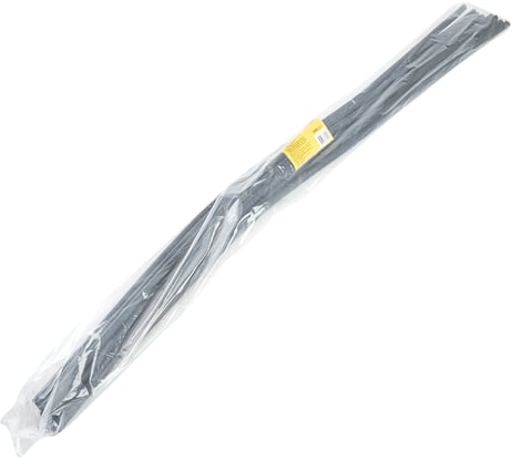 Термоусадочная клеевая трубка STEKKER 12,7/4,0 длина 100 см усадка 3:1 черный (10шт в упаковке), 39755