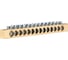 Шина PEN земля-ноль REXANT 6x9 мм 14/2 14 групп/крепеж по краям 11-2369 1