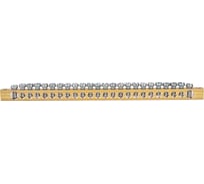 Шина PEN земля-ноль REXANT 6x9 мм 24/2 24 группы/крепеж по краям 11-2371