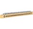 Шина PEN земля-ноль REXANT 6x9 мм 20/2 20 групп/крепеж по краям 11-2370 5