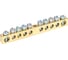 Шина PEN земля-ноль REXANT 6x9 мм 10/1 10 групп/крепеж по центру 11-2359 1