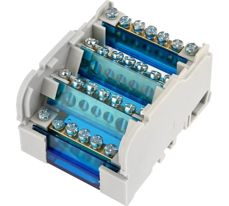 Шина на DIN-рейку в корпусе кросс-модуль REXANT 4x7 11-2304-7