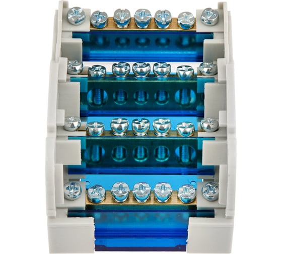 Шина на DIN-рейку в корпусе кросс-модуль REXANT 4x7 11-2304-7