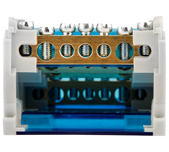 Шина на DIN-рейку в корпусе кросс-модуль REXANT 4x7 11-2304-7