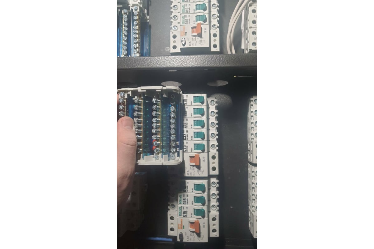 Шина на DIN-рейку в корпусе кросс-модуль REXANT 4x11 11-2304-11 ...