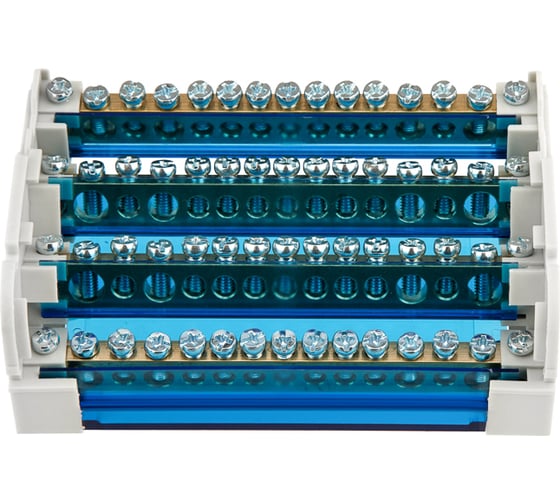 Шина на DIN-рейку в корпусе кросс-модуль REXANT 4x15 11-2304-15