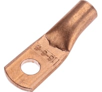 Медный наконечник REXANT ТМ 16-6-6 (16мм2 - d 6мм) уп.100 шт 07-5310-2