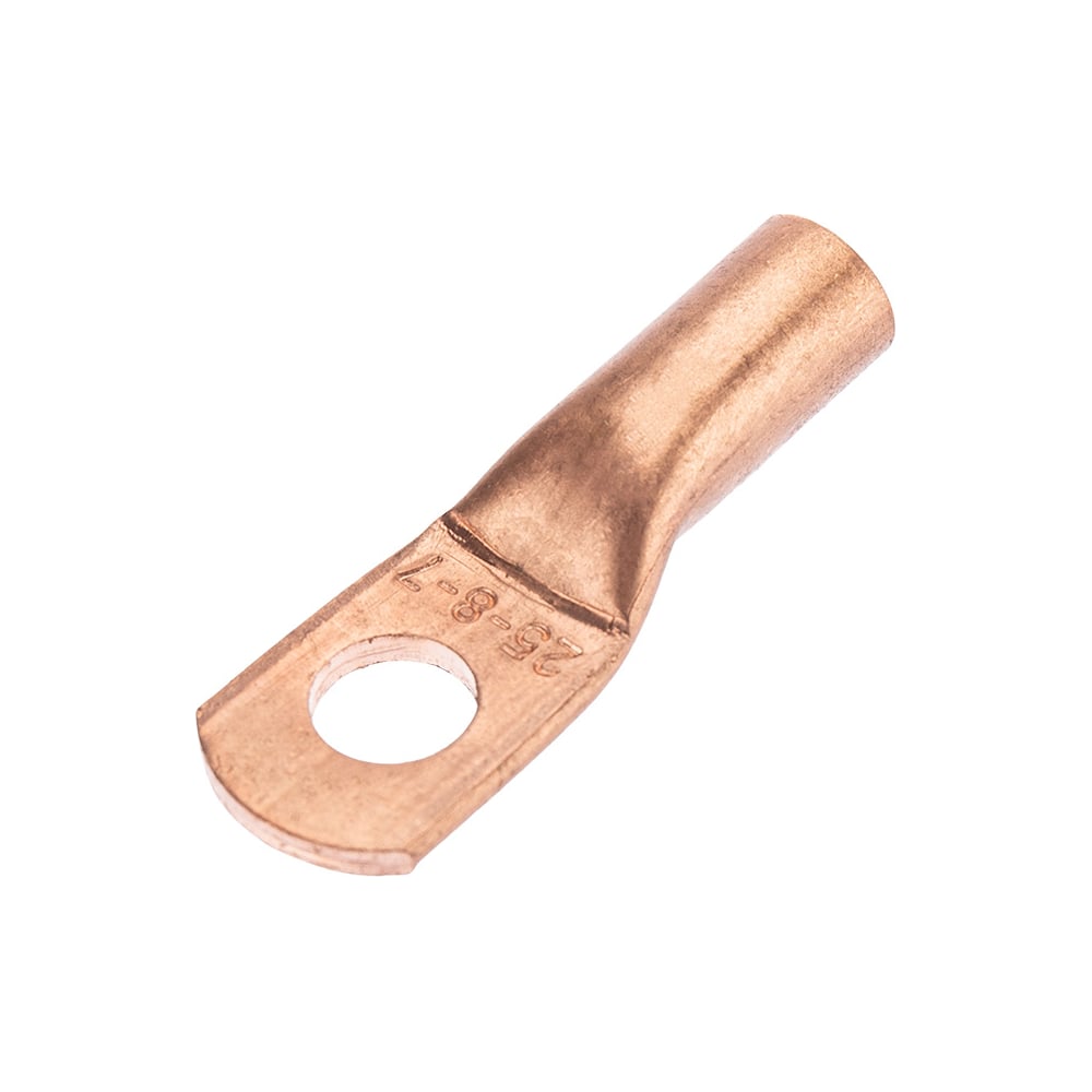 Медный наконечник REXANT ТМ 25-8-7 (25мм2 - d 8мм) упаковка 5 шт 07 ...