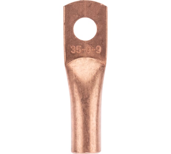 Медный наконечник REXANT ТМ 35-8-9 (35мм2 - d 8мм) уп.50 шт 07-5316-2
