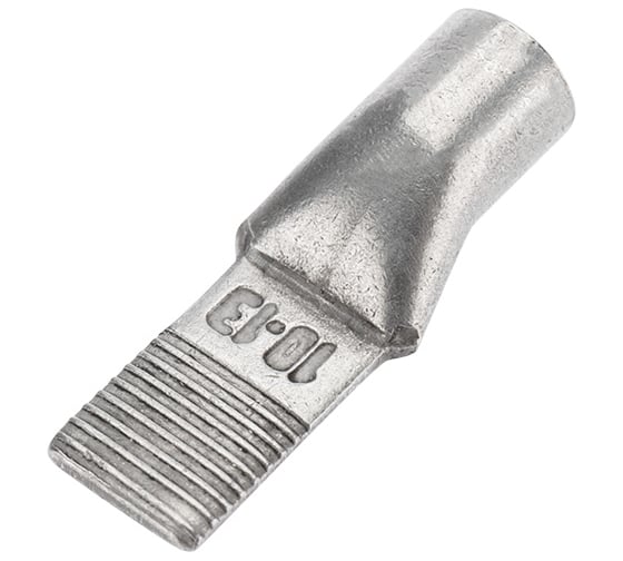 Штифтовой медный луженый наконечник REXANT НШМЛ, 10-7x13 (10мм2 - d7мм), 50 шт. 07-8462