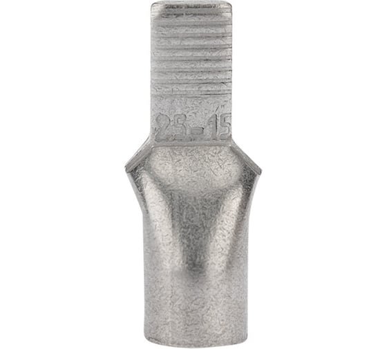 Штифтовой медный луженый наконечник REXANT НШМЛ 25-7x15 (25 мм2 - d 7мм) уп.5 шт 07-8465-1