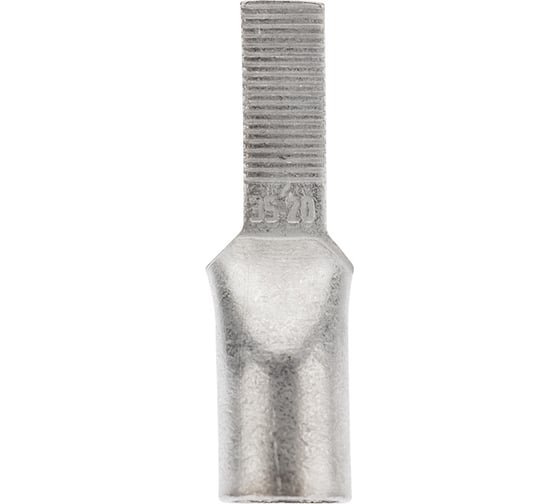 Штифтовой медный луженый наконечник REXANT НШМЛ 35-7x20 (35 мм2 - d 7мм) уп.25 шт 07-8466