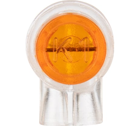 Изолированный соединитель проводов типа скотчлок REXANT К-1, d 0,4-0,7 мм 100 шт 07-5401