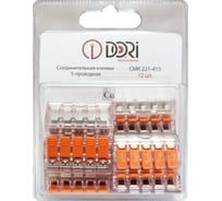 Соединительная 5-проводная клемма DORI СМК 221-415 (12 шт.) 42853