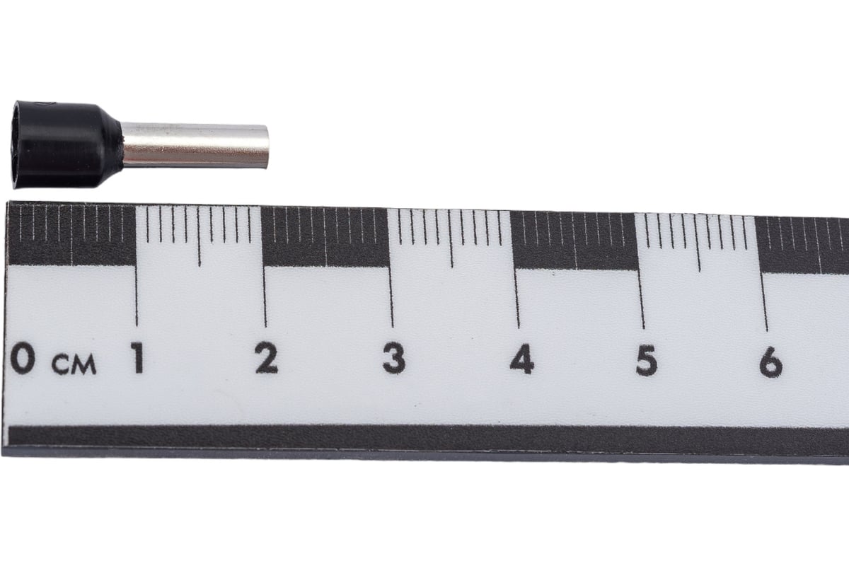 Кабельный наконечник ЮПИТЕР НШвИ 6,0-12 6,0 мм2 100 штук JP7205-07 ...