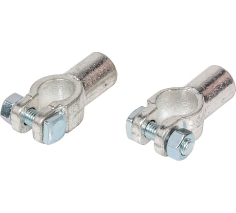 Клеммы АКБ StartVOLT в комплекте латунь, гидравлический обжим 12,5мм SBT 018