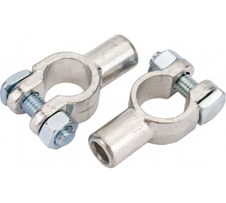 Клеммы АКБ StartVOLT в комплекте латунь, гидравлический обжим 9мм SBT 017