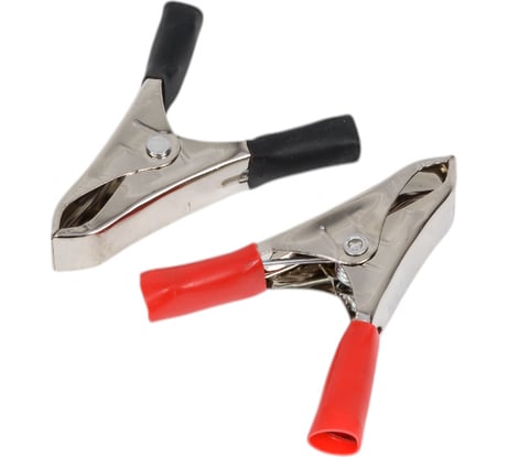 Зажим крокодил REXANT длина 50 мм, ток 10A, 2 шт 16-0012-9