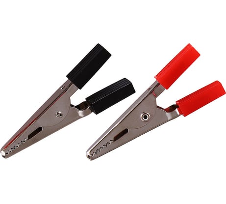 Зажим крокодил REXANT длина 52 мм, ток 5A, 2 шт. 06-0142-A2