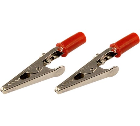 Зажим крокодил REXANT длина 53 мм, ток 15A, 2 шт 16-0009-9