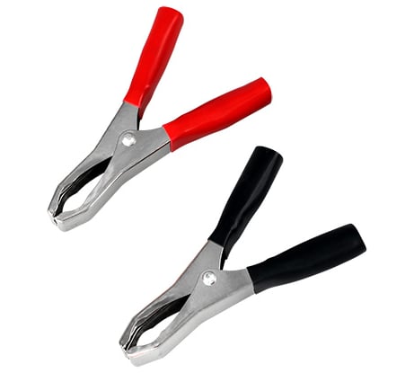 Зажим крокодил REXANT длина 98 мм, ток 50A, 2 шт 16-0018-9