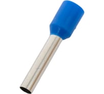 Наконечник-гильза HLT Ншви 2.5 мм2 с изолированным фланцем синий Е2512 упаковка 100 шт 084-04-36,084-04-036 4670042794111