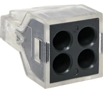 Строительно-монтажная клемма EKF СМК 773-104 4 отверстия, 1,0-2,5мм2, блистер, 5штук, PROxima plc-smk-104b