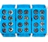 Распределительная клемма EKF КСР с двойным винтом 2x25/2x16 синяя PROxima ksr-2.25-2.16-blue 2
