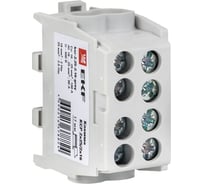 Распределительная клемма EKF КСР с двойным винтом 2x25/2x16 серая PROxima ksr-2.25-2.16-grey