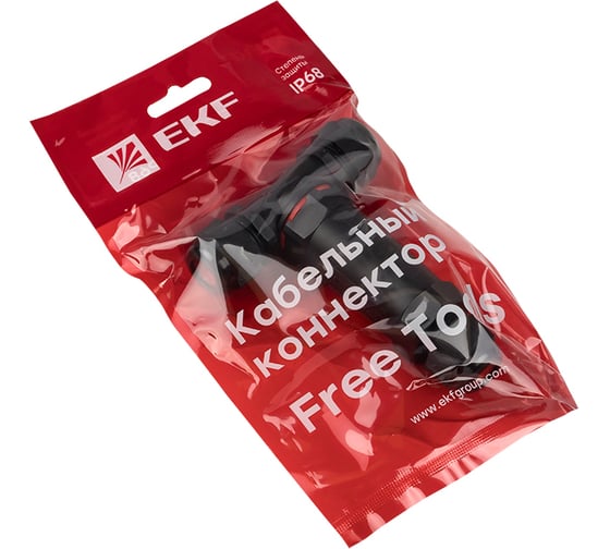 Кабельный коннектор EKF Т-образный (клеммник 5PIN) IP68 FreeTools plc-uac-cb5T