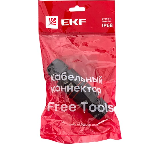 Кабельный коннектор EKF I-образный (СМК 5PIN) IP68 FreeTools PROxima cct2-smk5