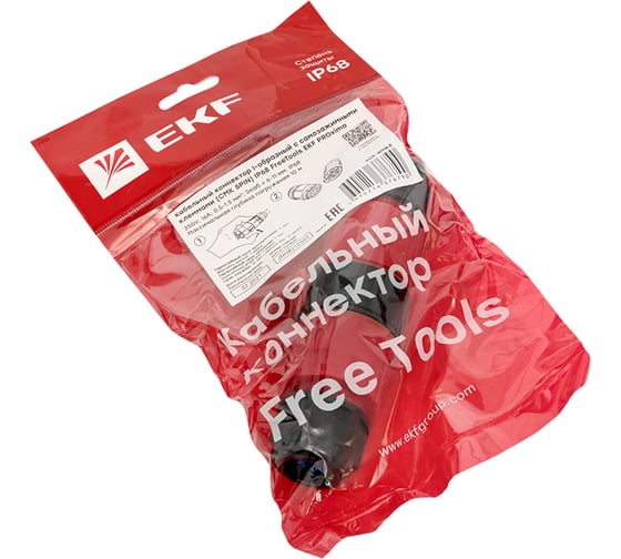 Кабельный коннектор EKF I-образный разъемный (СМК 5PIN) IP68 FreeTools PROxima cct-smk5