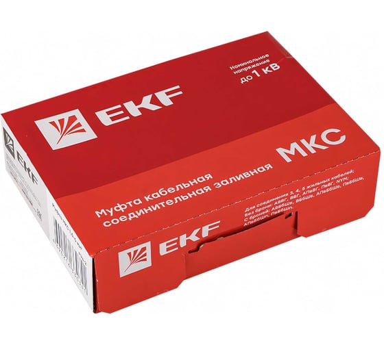 Соединительная заливная муфта EKF МКС 6-25 мм2 PROxima mks-3