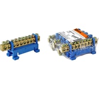 Нулевая шина TDM ELECTRIC N, с изолятором, на DIN-рейку, 6x9мм, стойка малая, 10 групп SQ0801-0013