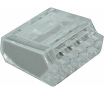 Компактная 5-и проводная клемма iTOK БК05 (TYP015), Полиамид, 1,0-2,5мм, 24А, 450В, 6 шт i-BK05-5-24-450-6