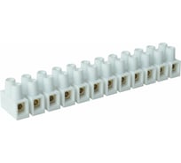 Клеммная колодка iTOK ВК04 (TYP310), Полиамид 6, HF, 1,5-4,0мм, 12 пар, 32А, 400В, Белый, 2 шт i-VK04-12-32-400-2-W