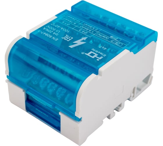 Шина на DIN-рейку в корпусе кросс-модуль HLT 4x7 3L+PEN 081-06-04/081-06-004 4670042790250